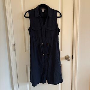 H&M Navy Shirt Dress